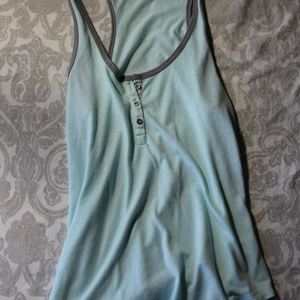 baby blue tanktop